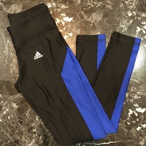 Adidas black climawarm athletic workout leggings